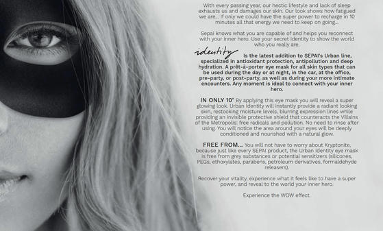 Sepai Urban Identity Eye Mask kaufen bei ludwigbeck.de